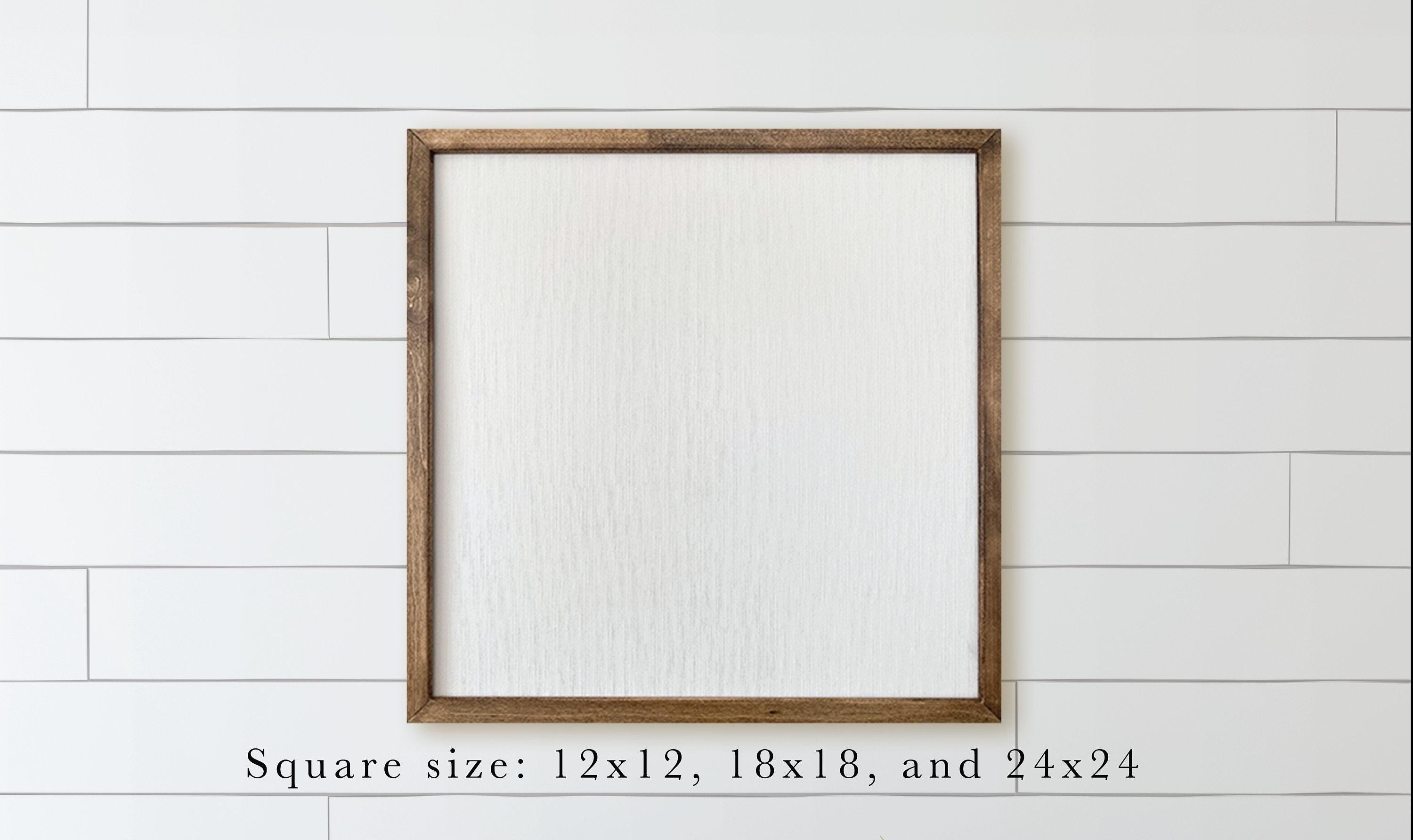 Custom Wood Framed Sign Order!