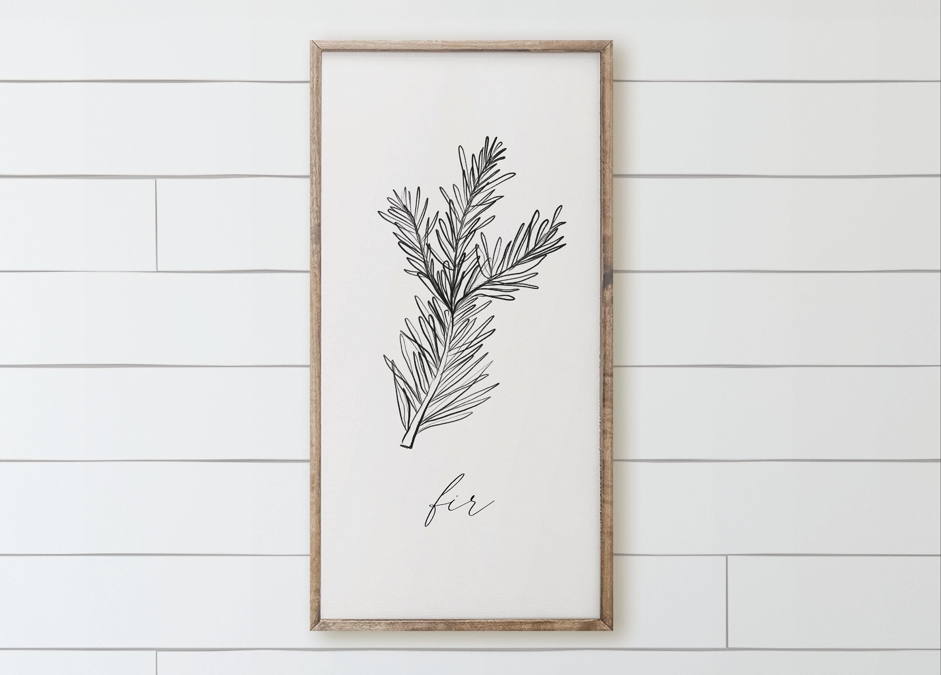 Wood Framed Sign - Fir Wood Framed Sign, gallery wall, housewarming gift, framed decor, farmhouse style, wall decor