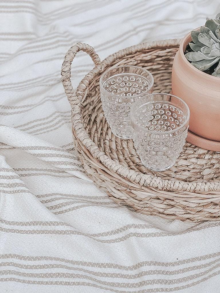 Picnic Throw Blanket - Oversized blanket, summer throw, beach blanket