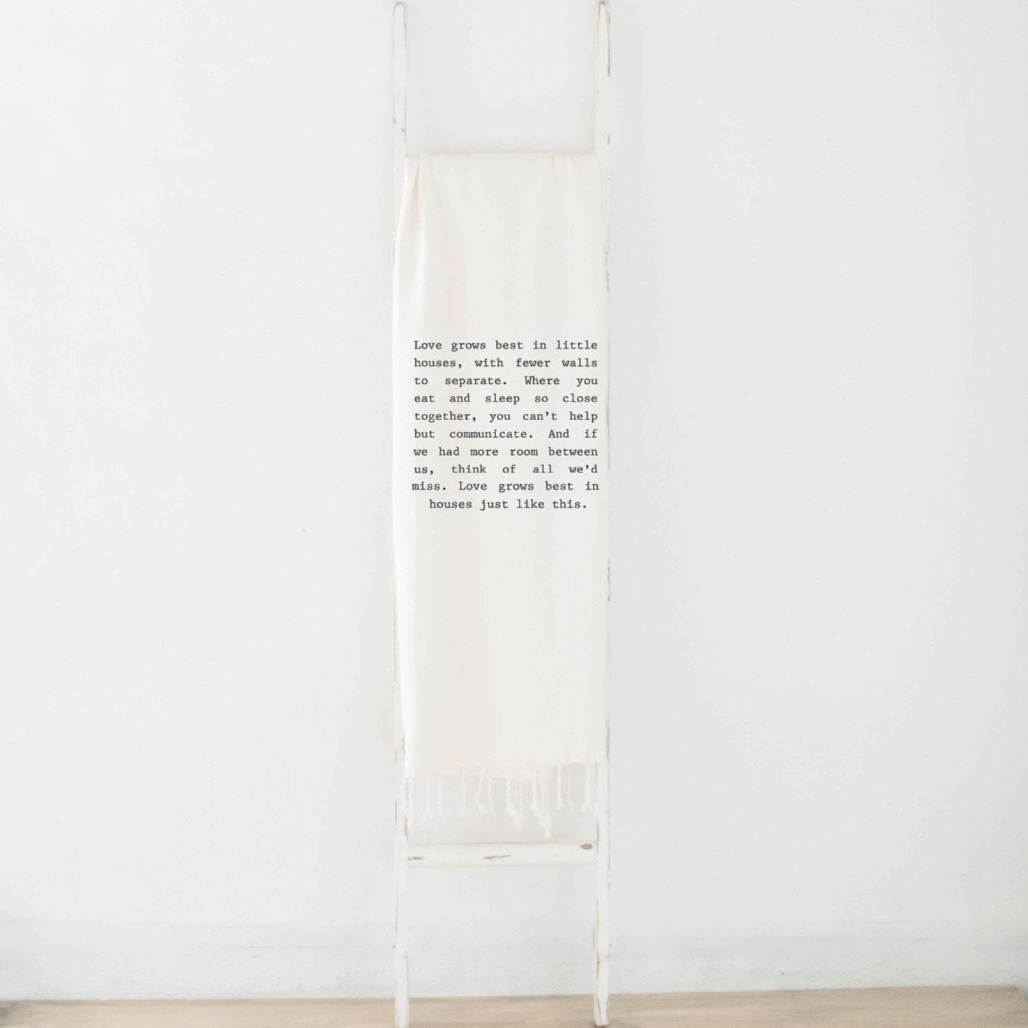 Throw Blanket - Love Grows Best, present, housewarming gift, decorative blanket, cozy, pretty