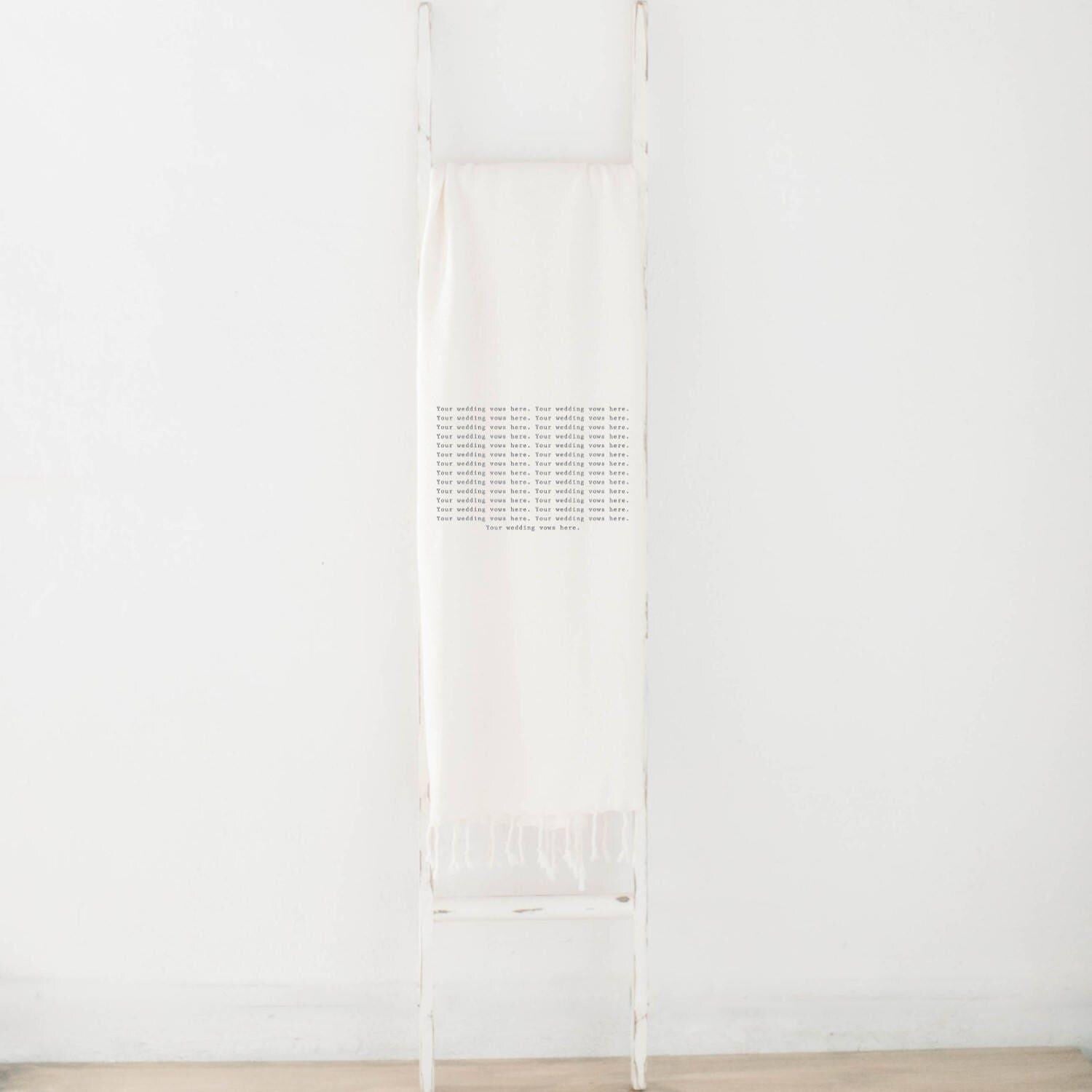 Throw Blanket - Personalized Wedding Vows