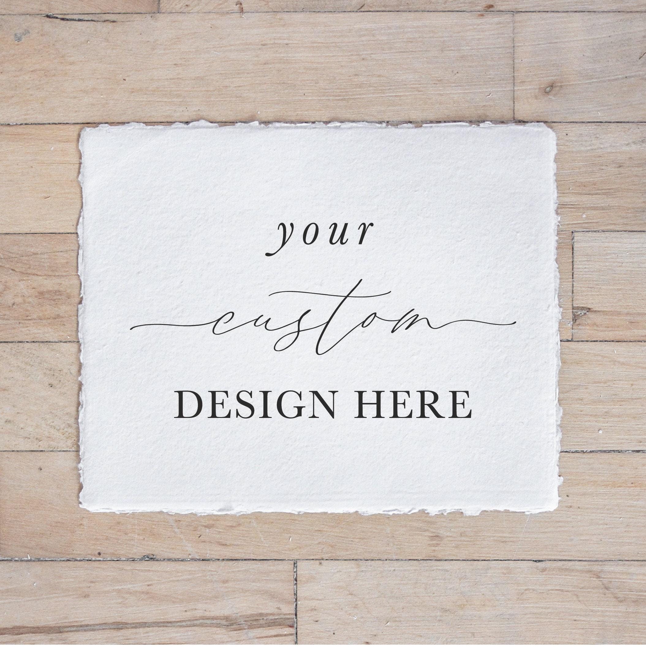 Custom Calligraphy Print!