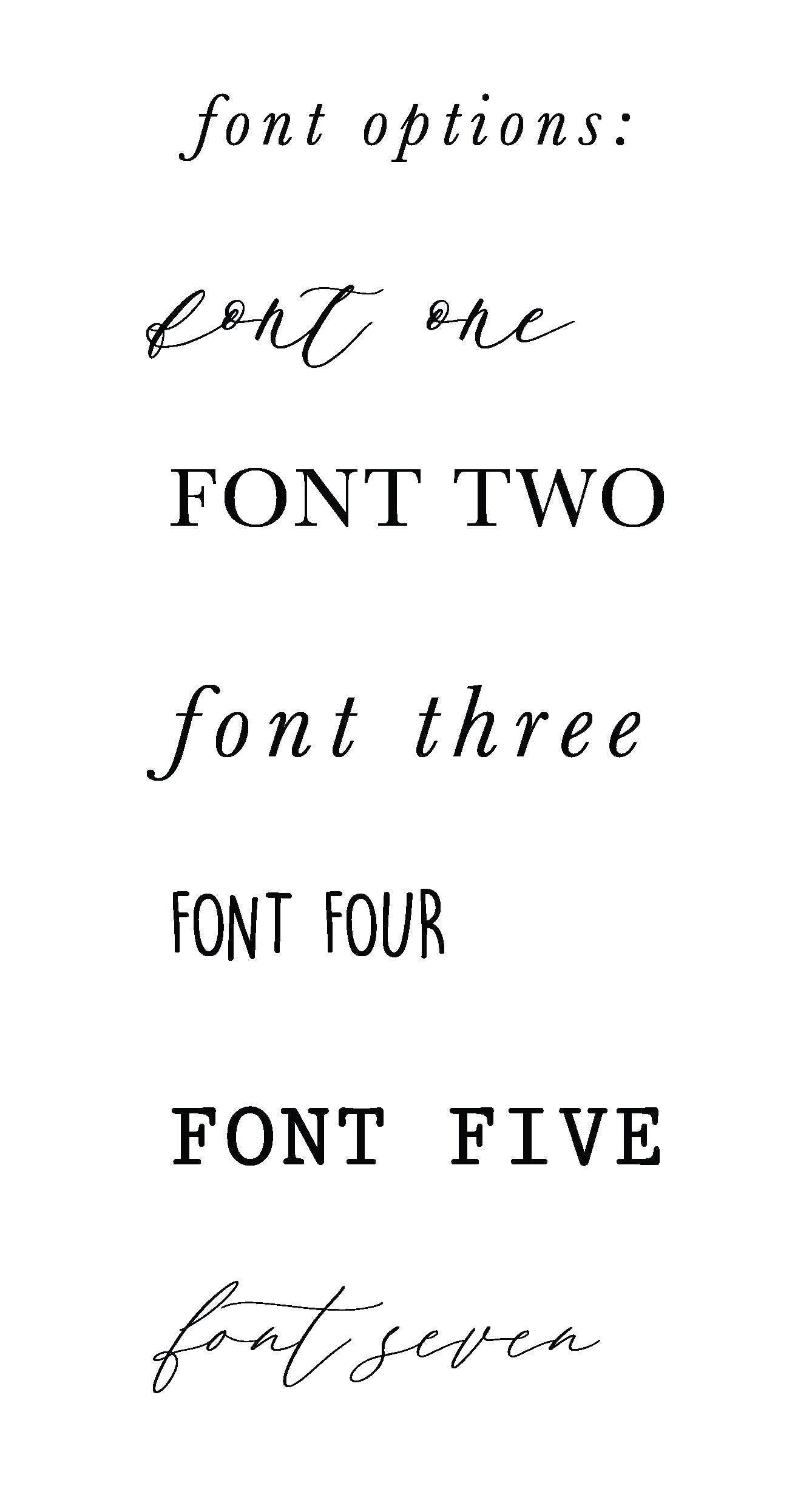 Custom Calligraphy Print!