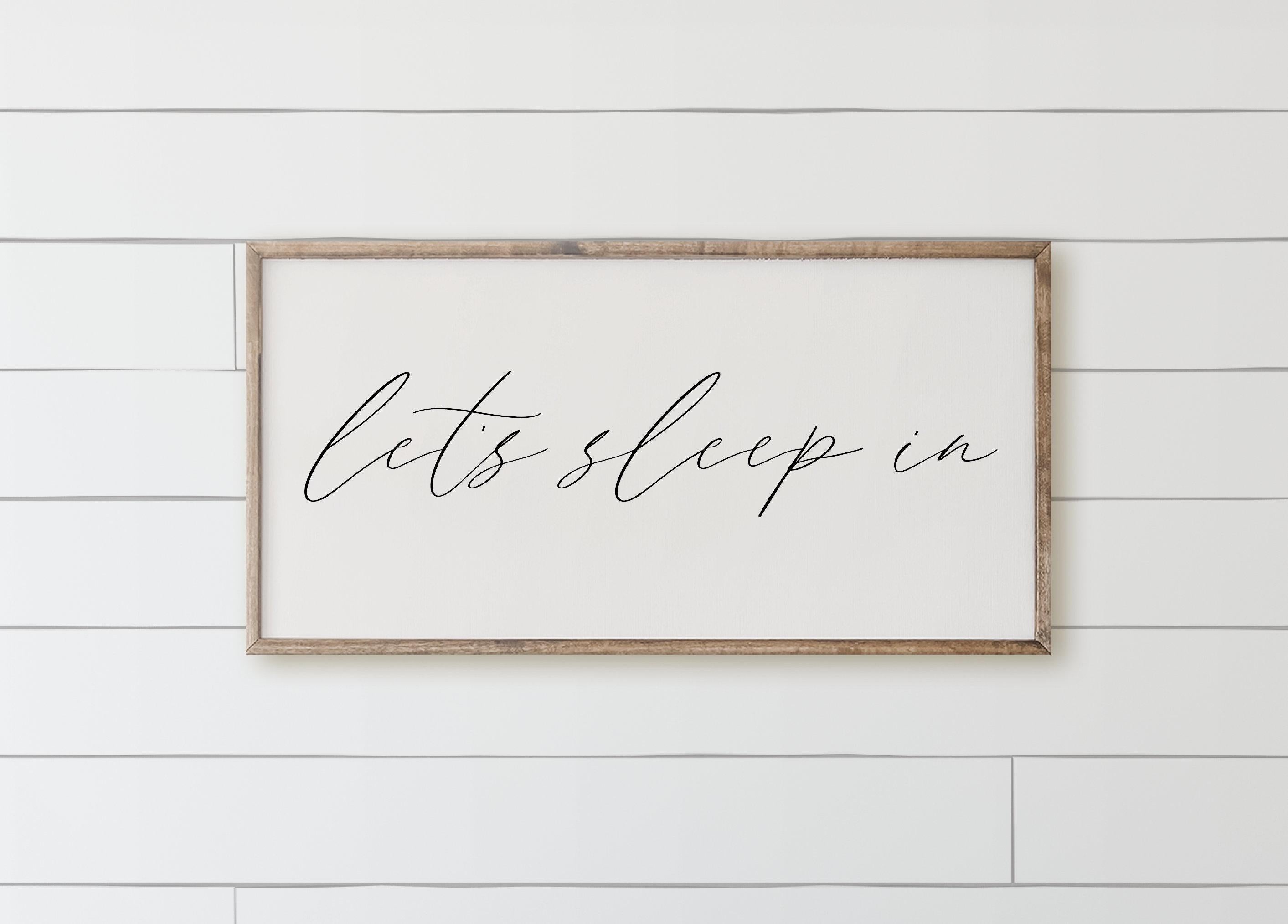 Wooden Frames - Let's Sleep In
