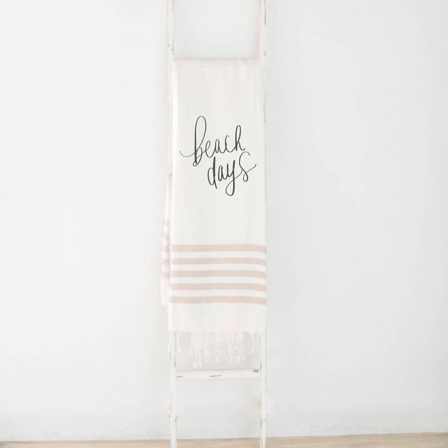 Throw Blanket - Beach Days