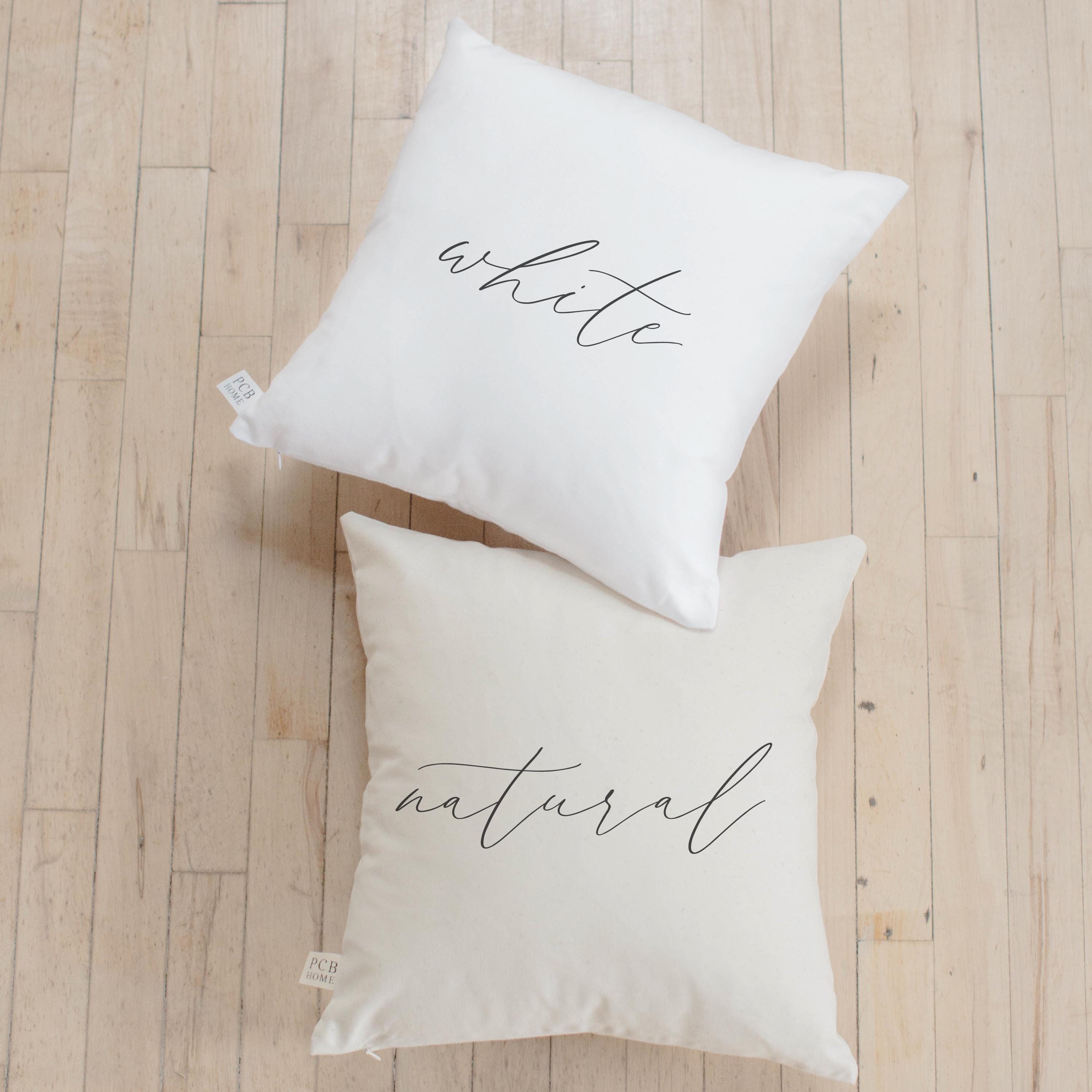 Personalized Throw Pillows - Personalized Last Name Floral