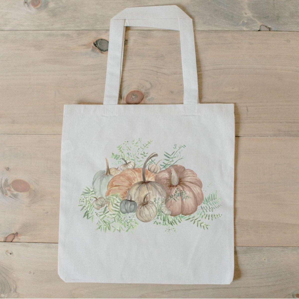 Tote Bags - Pumpkin Bunch Watercolor