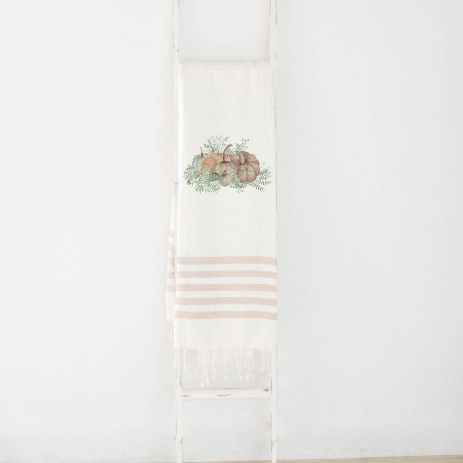 Throw Blanket - Pumpkin Bunch Watercolor, housewarming gift, decorative blanket, cozy, fall decor, autumn designs, soft and comfy