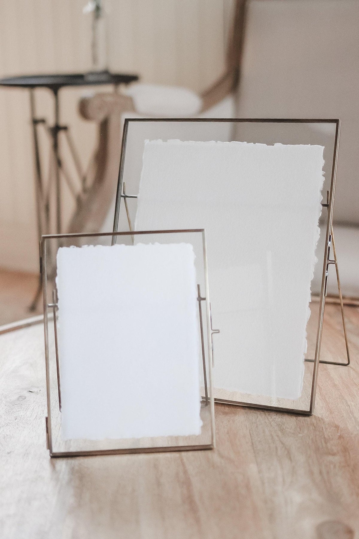 Glass Table Frames & Cards - Thankful Always