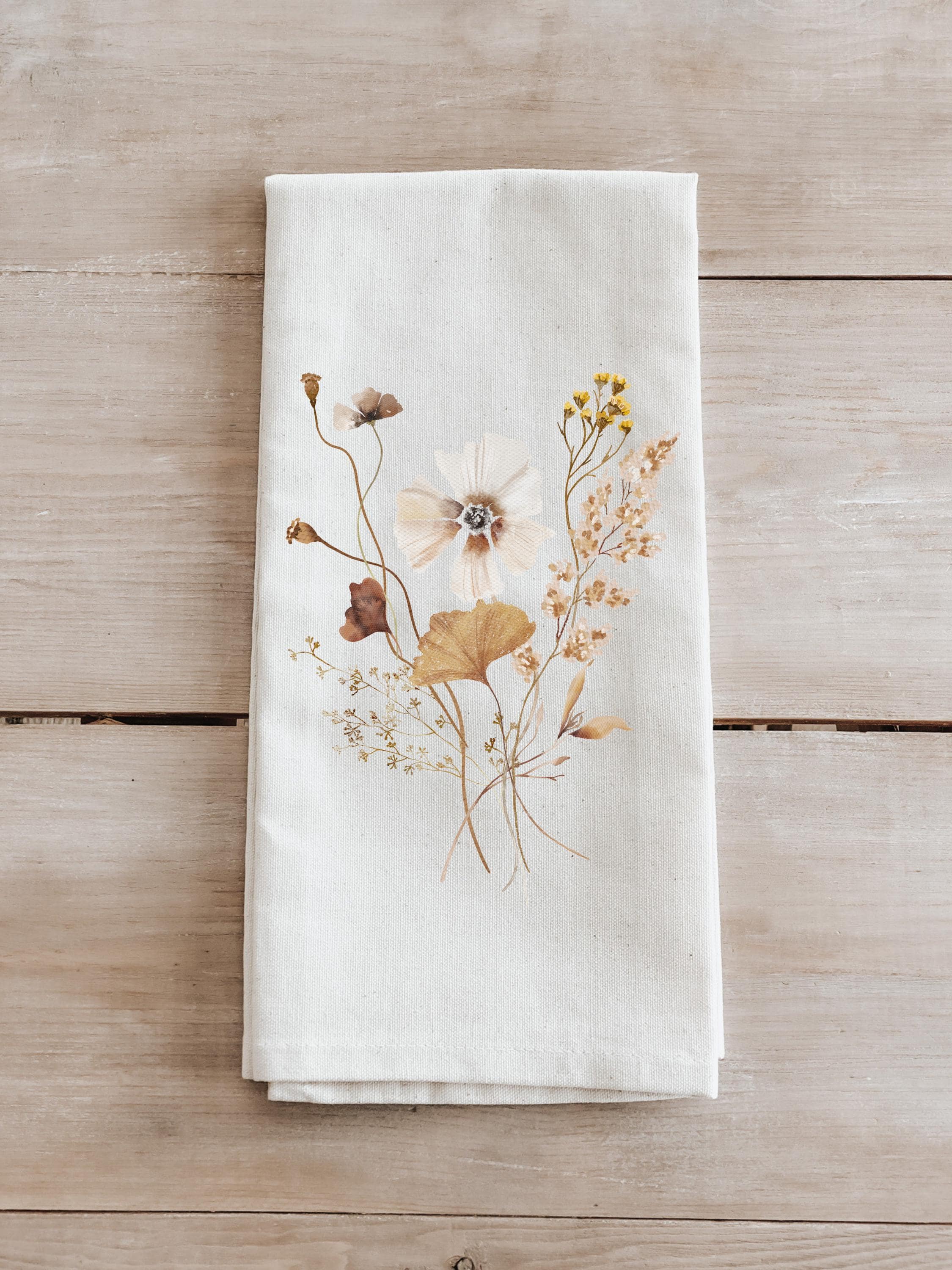 Kitchen Towel - Autumn Bouquet - housewarming gift, fall decor, kitchen, women's gift, autumn, thanksgiving, seasonal