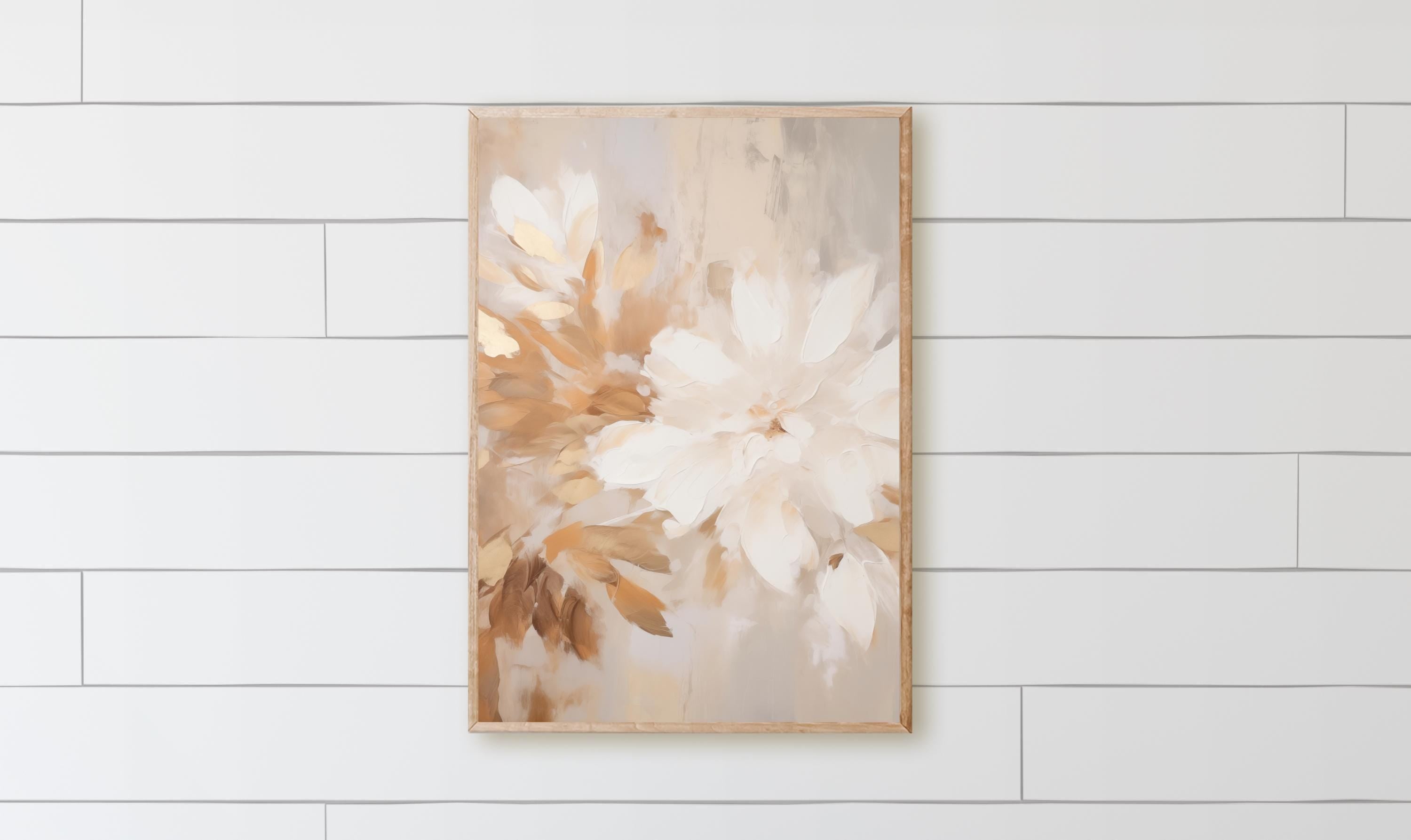 Wooden Frames - Golden Flower
