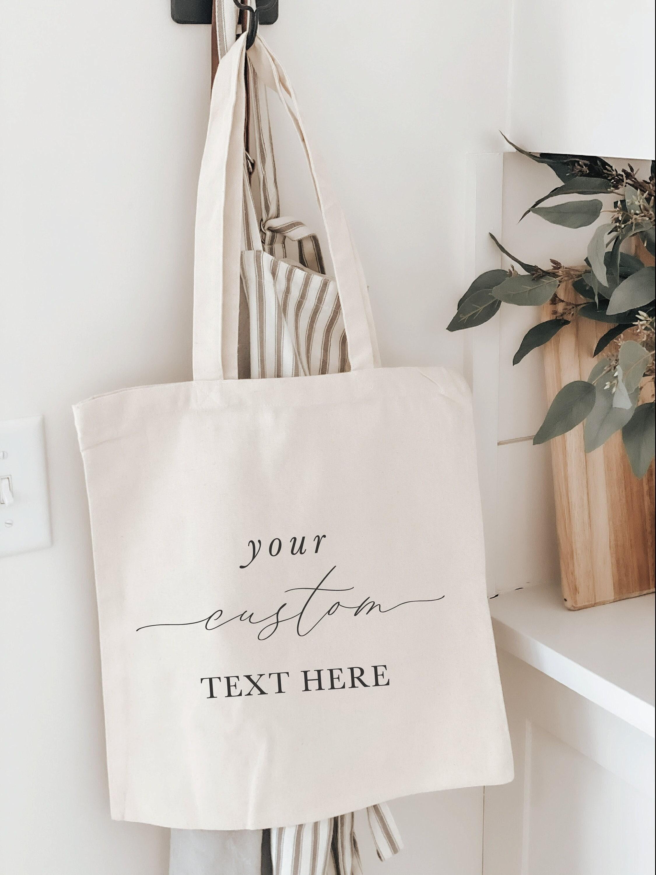 Cotton Tote - Custom Design - Your Text Here!