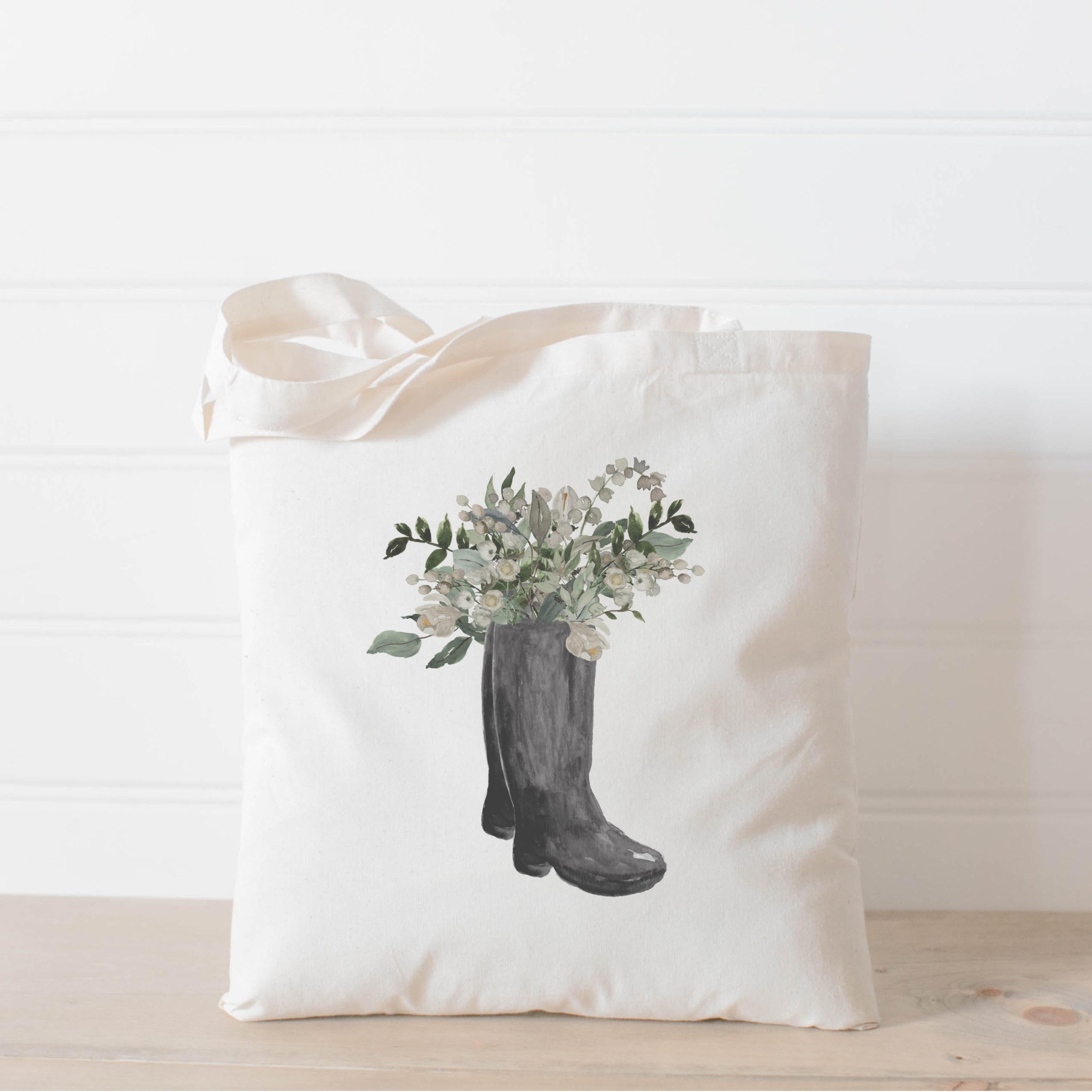 Tote Bags - Boots Watercolor