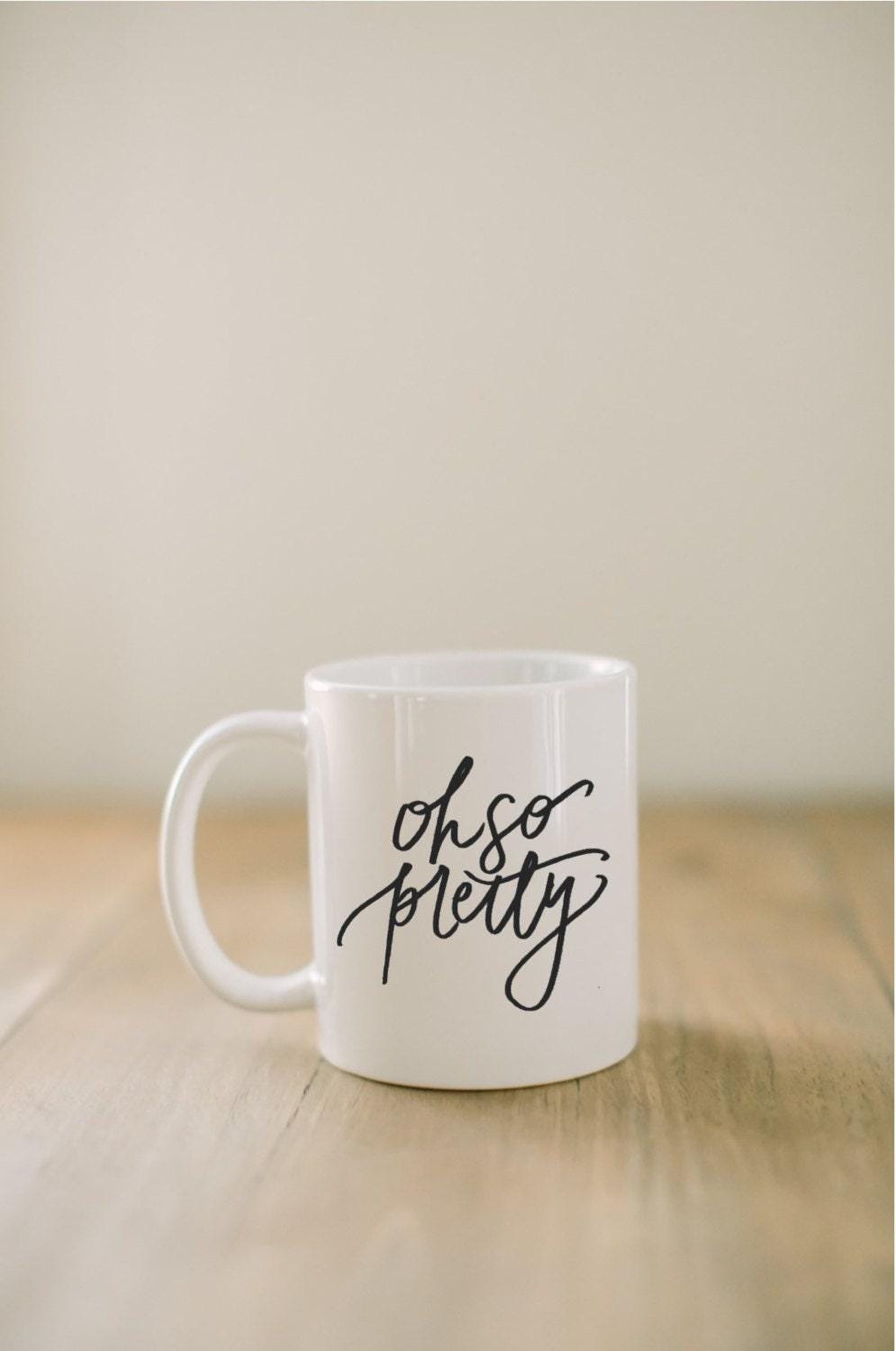 Ceramic Mug, Oh So Pretty, couple, wedding gift, newlywed, engagement, wedding shower, anniversary