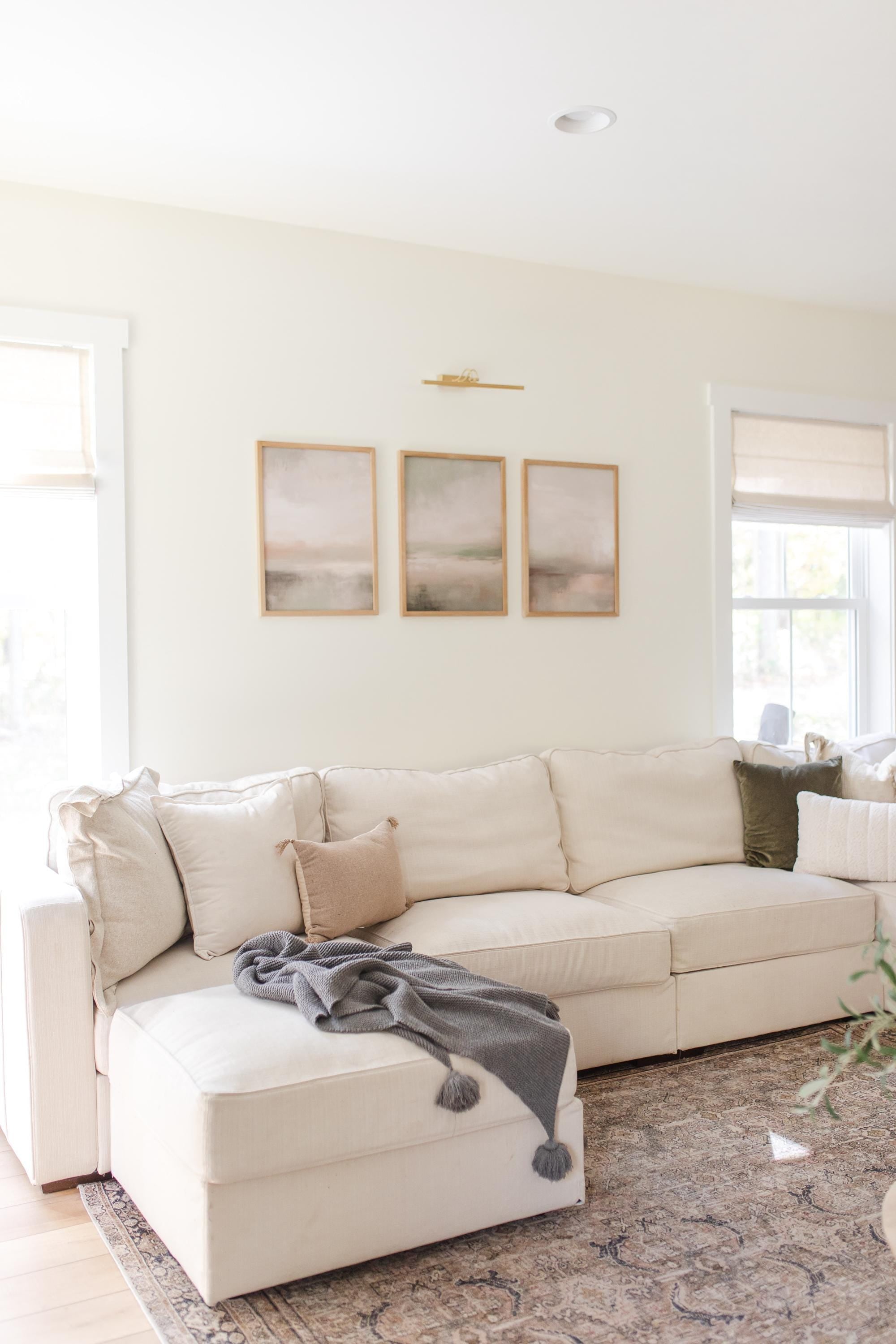 Wood Framed Print - Abstract Grays - Handmade in USA, gallery wall art, framed decor