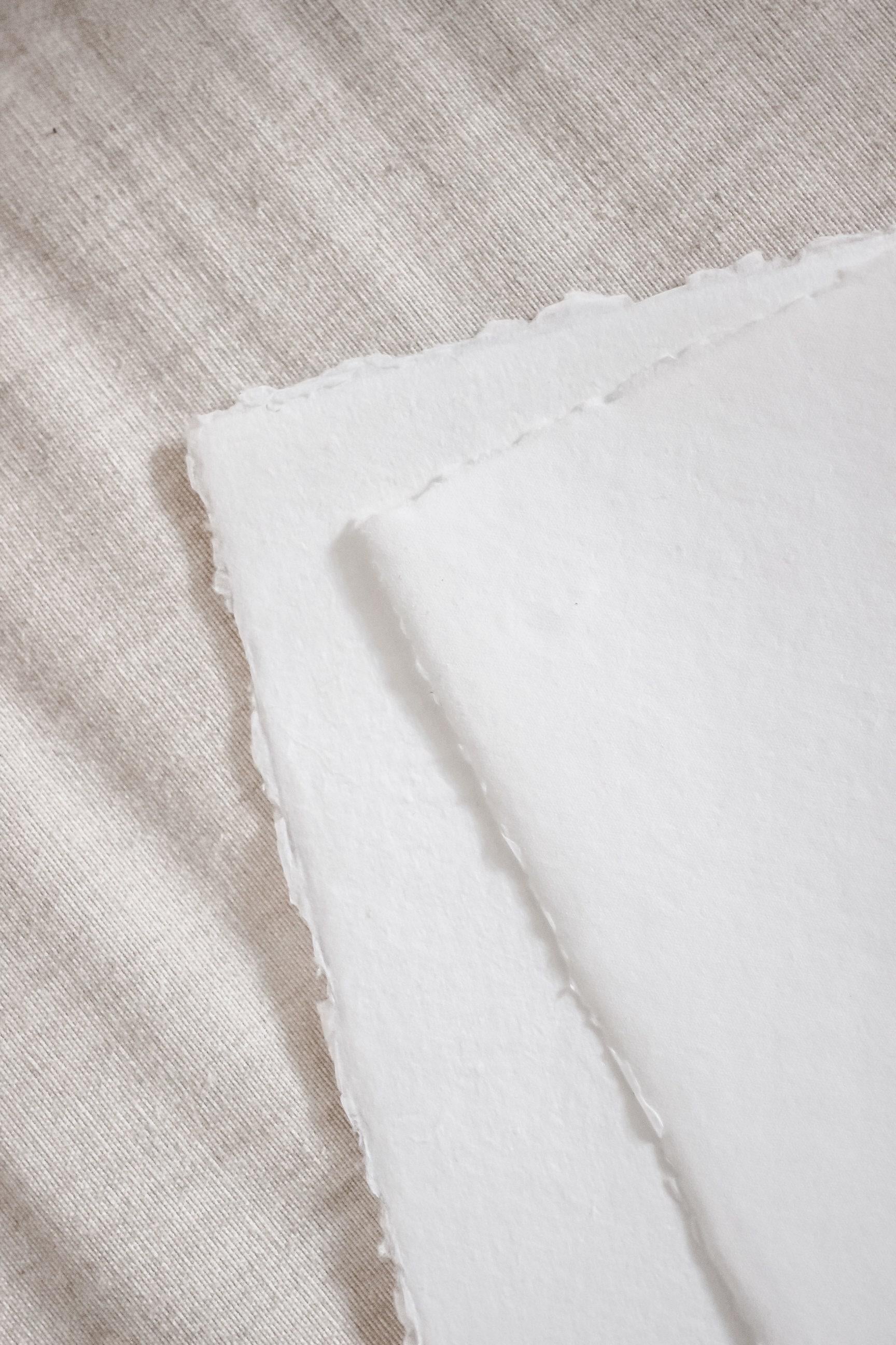 Personalized Last Name Calligraphy Print: Handmade Paper Decor