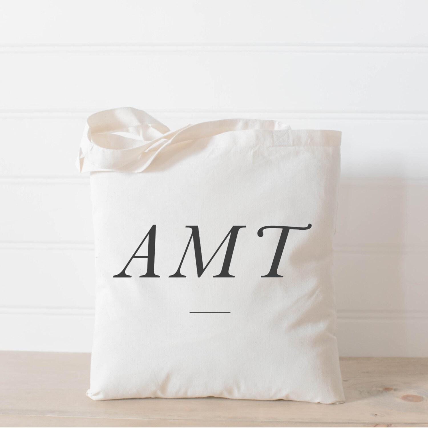 Organic Cotton Wedding Favor Tote Bag: Personalized Welcome Gift