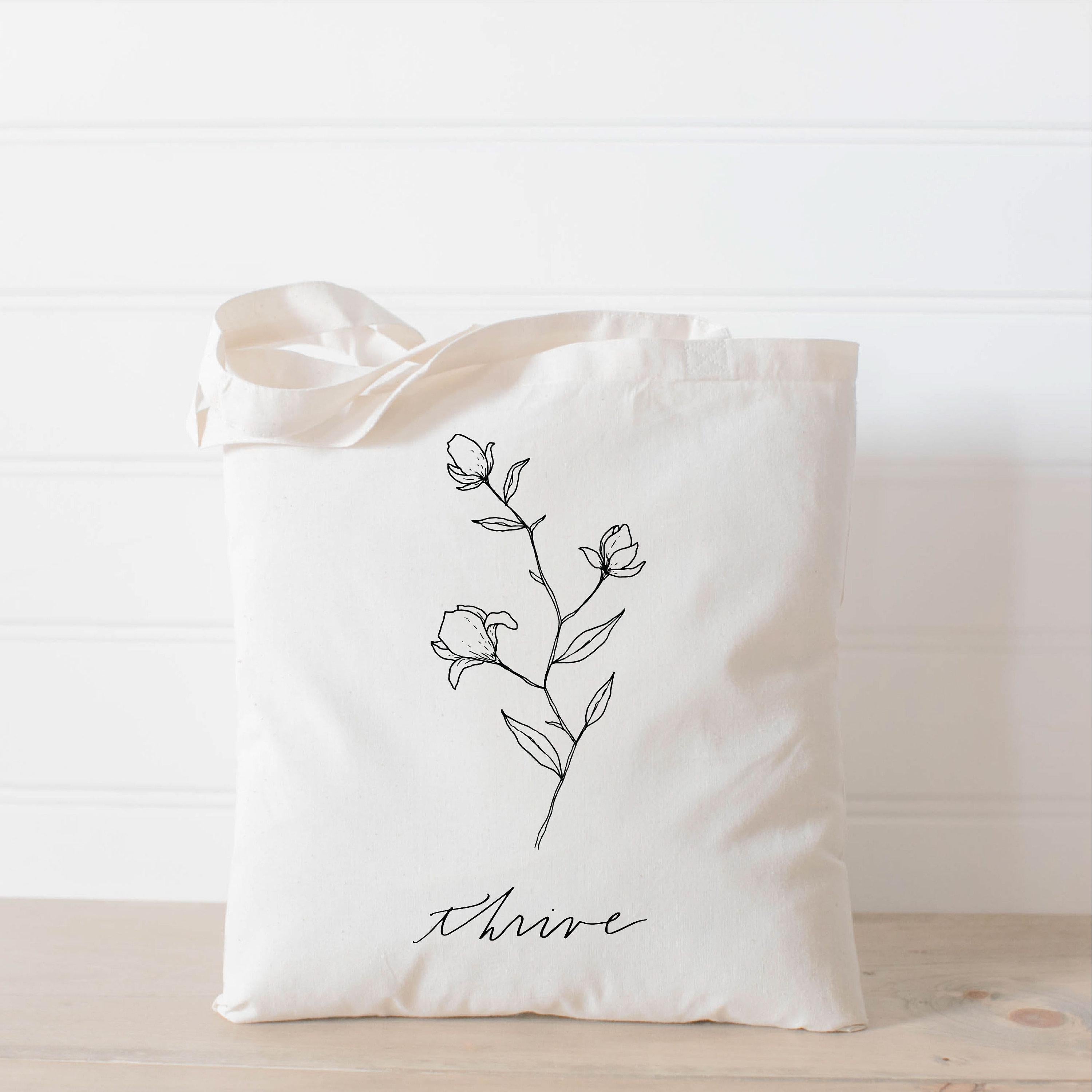 Tote Bags - Thrive Wildflower