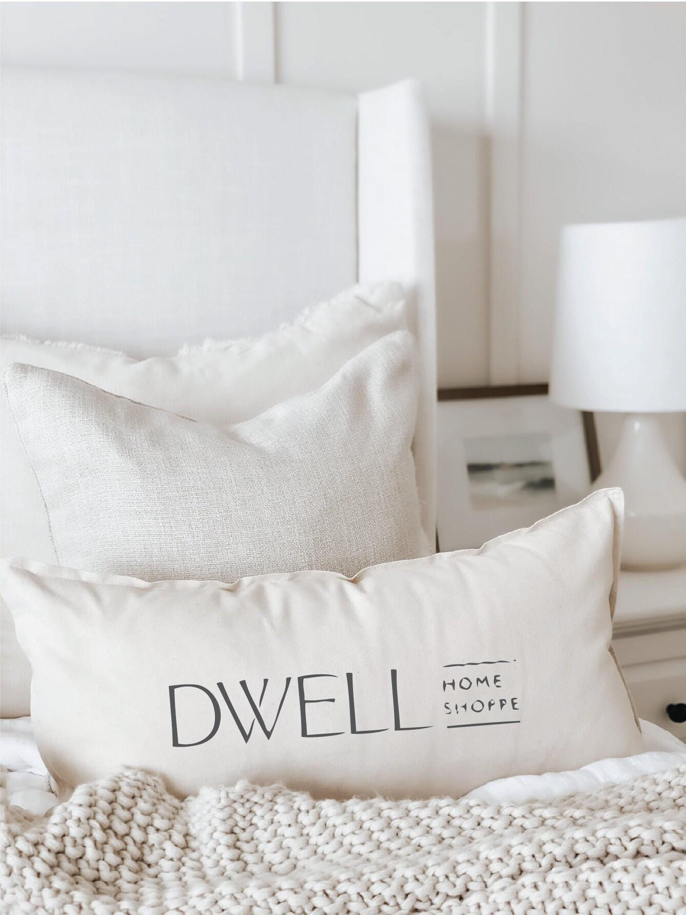 Personalized Logo Throw Pillow: Custom Design Cotton Pillow Cover