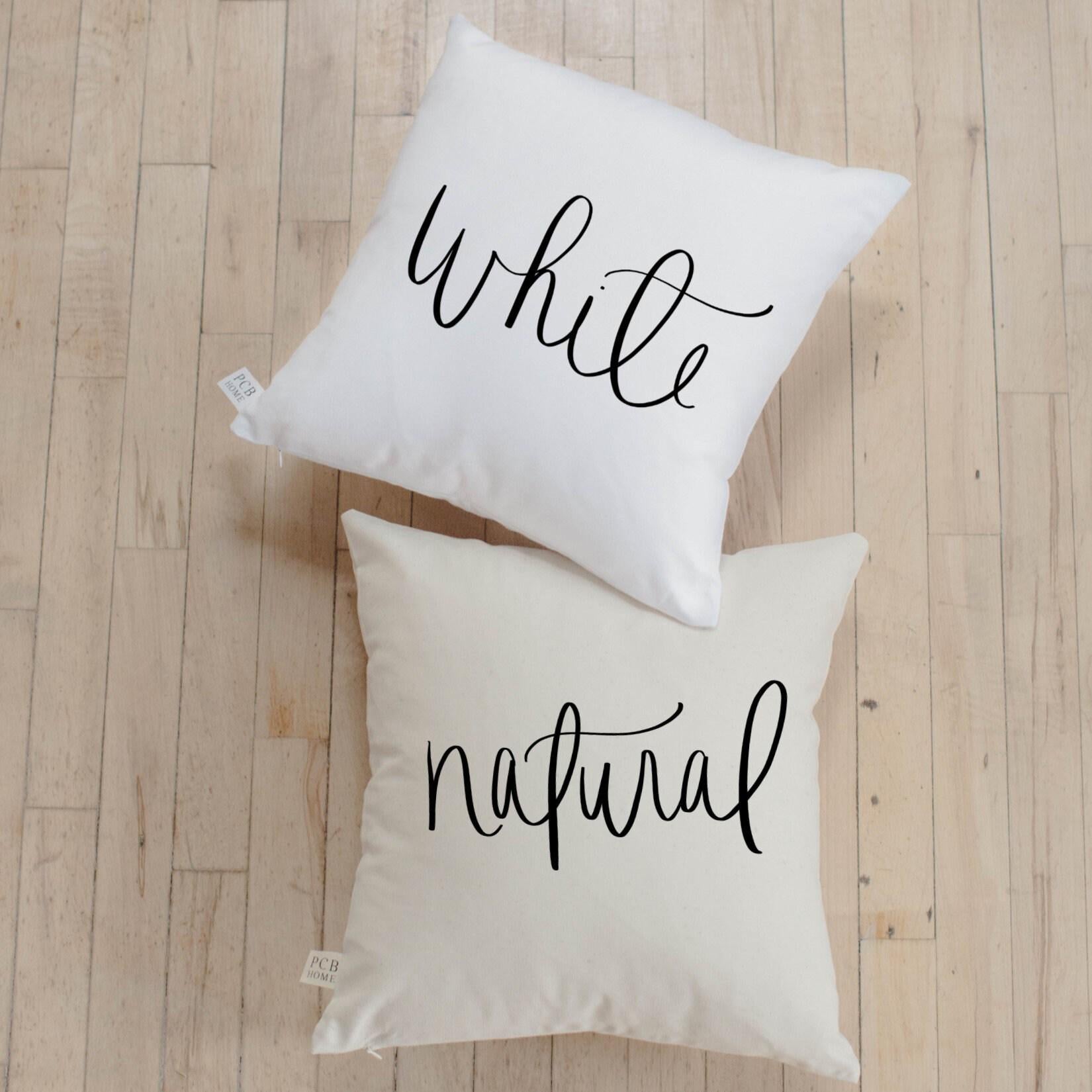 Personalized Logo Throw Pillow: Custom Design Cotton Pillow Cover