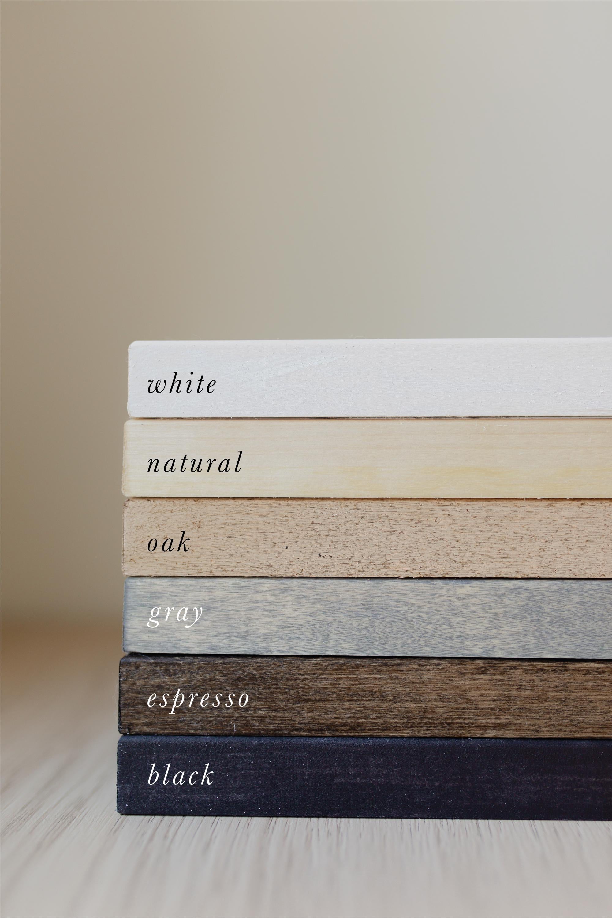 Wood Framed Print - Glistening Trees - Handmade in USA, gallery wall art, holiday wall art, christmas decor, framed decor