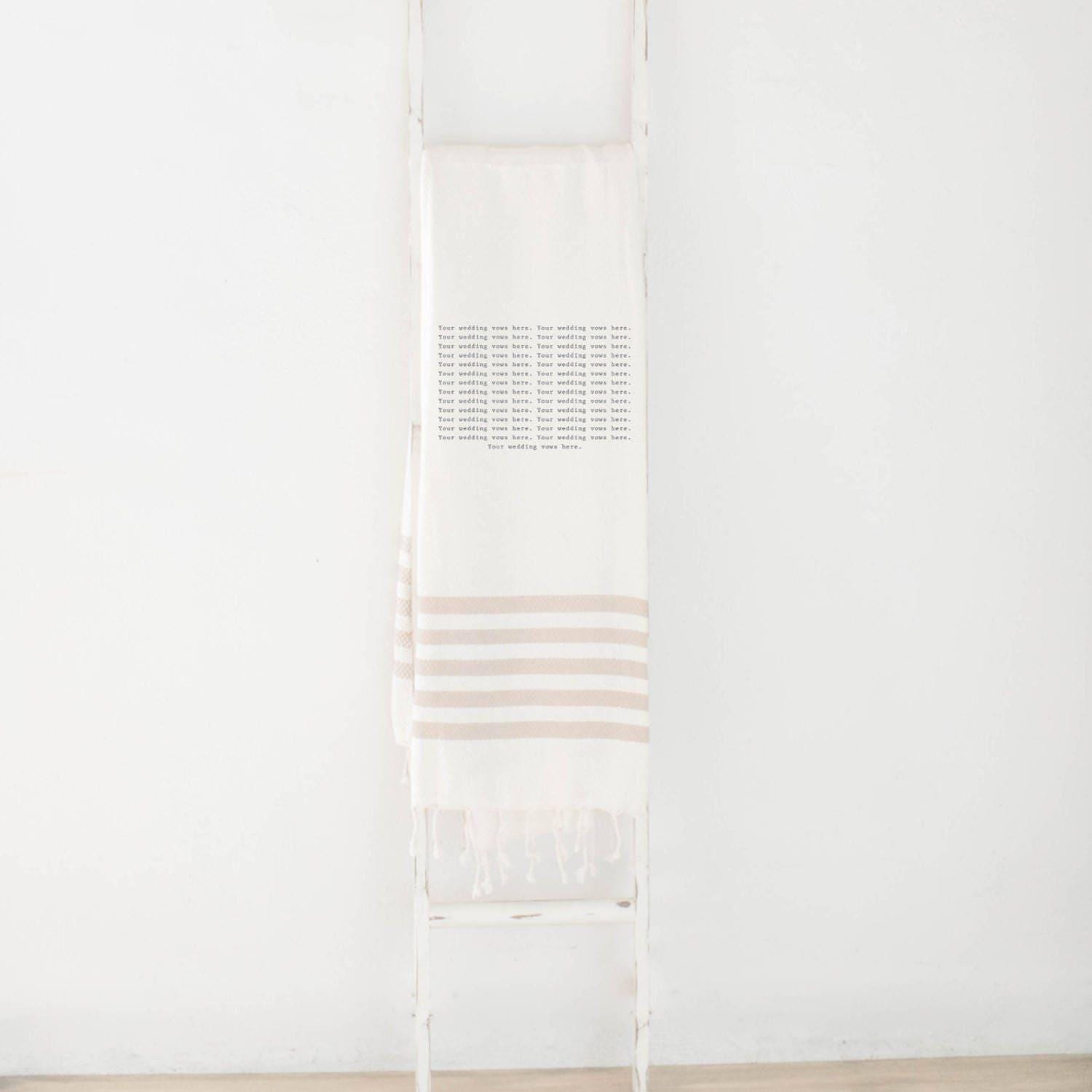 Throw Blanket - Personalized Wedding Vows