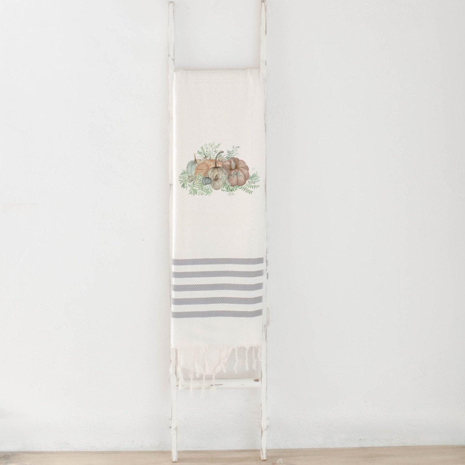 Throw Blanket - Pumpkin Bunch Watercolor, housewarming gift, decorative blanket, cozy, fall decor, autumn designs, soft and comfy