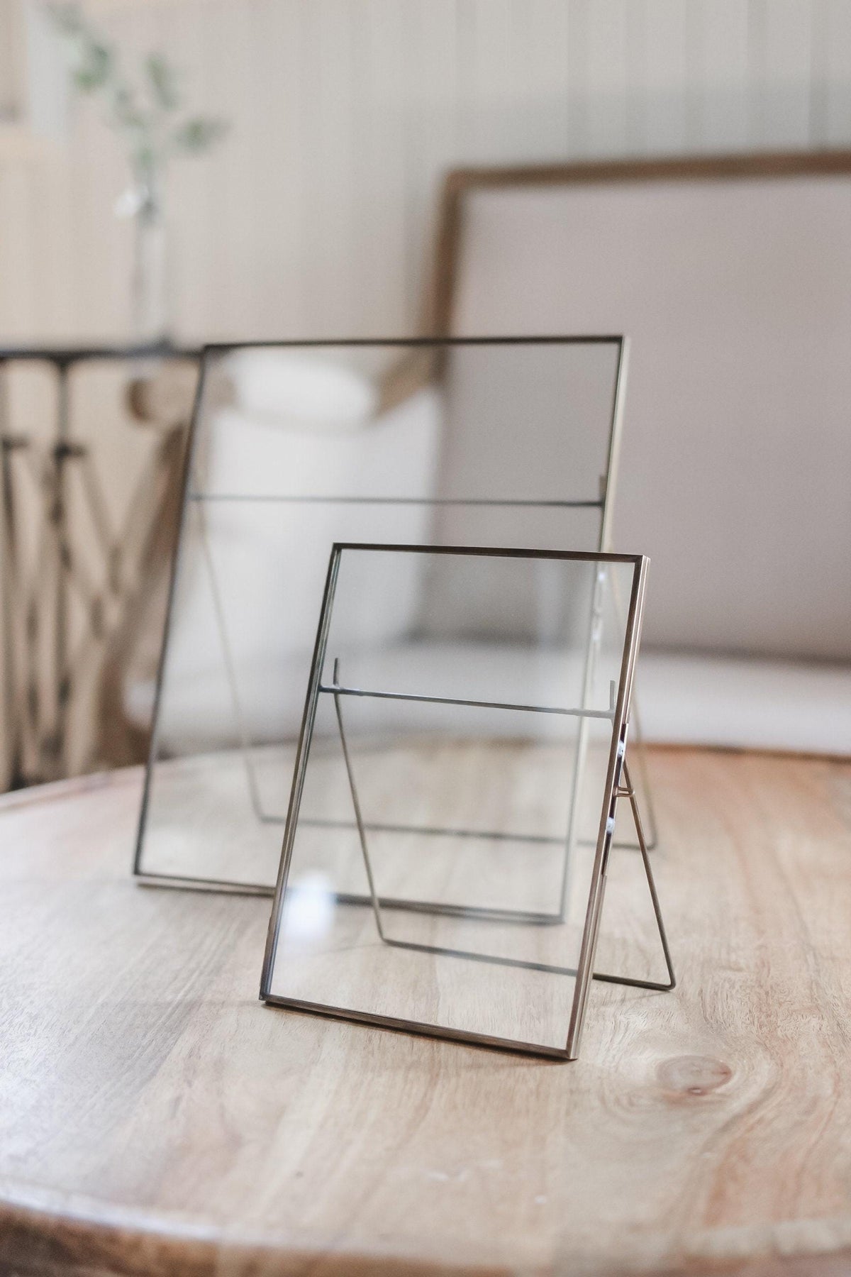 Glass Table Frames & Cards - Pumpkin Stack Watercolor