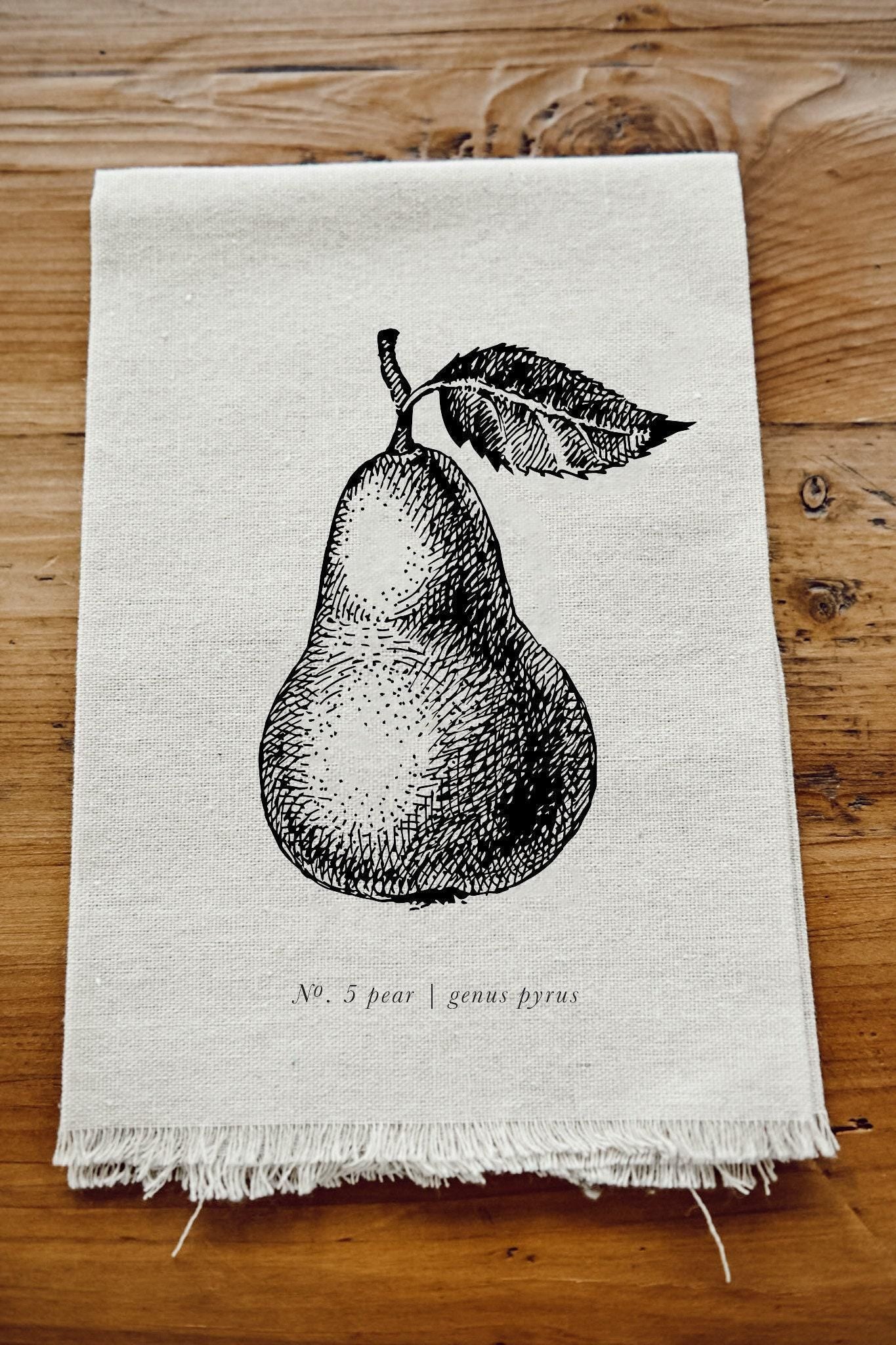 Napkins - Fruits + Veggies Black & White, home decor, housewarming gift, tableware, table, home decor, dinner party,