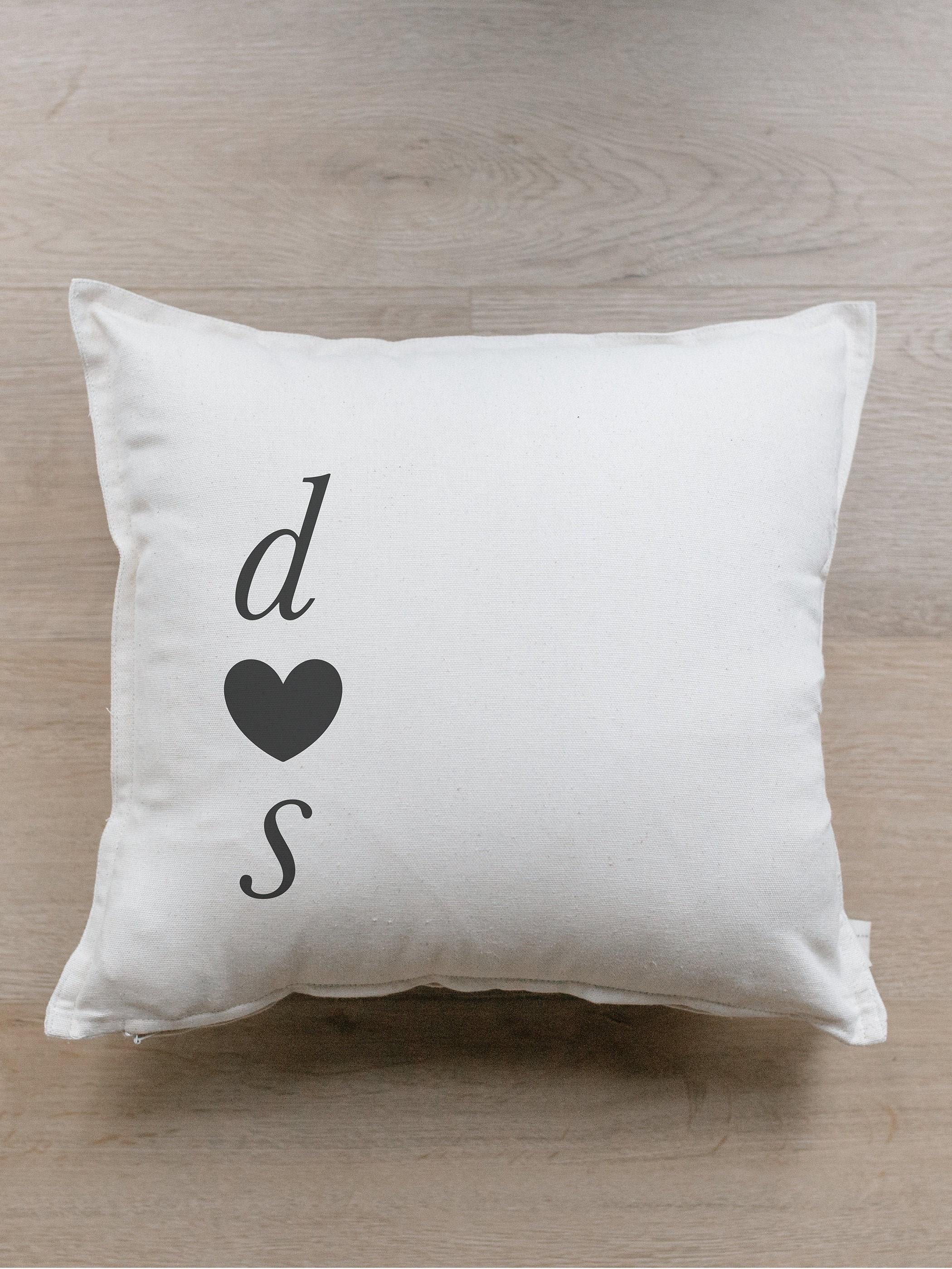Personalized Throw Pillows - Personalized Two Initials
