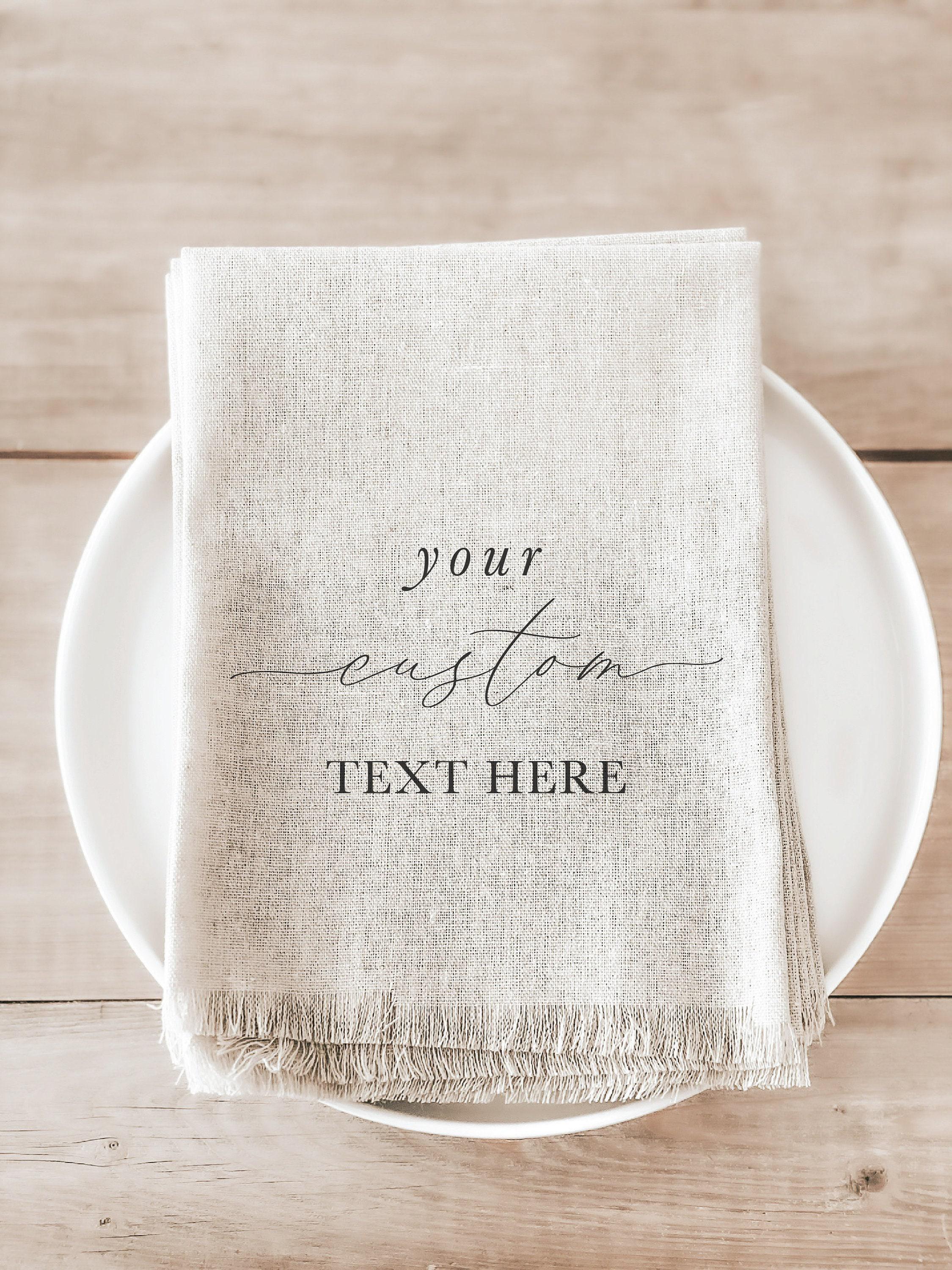 Custom Napkins - Custom Design