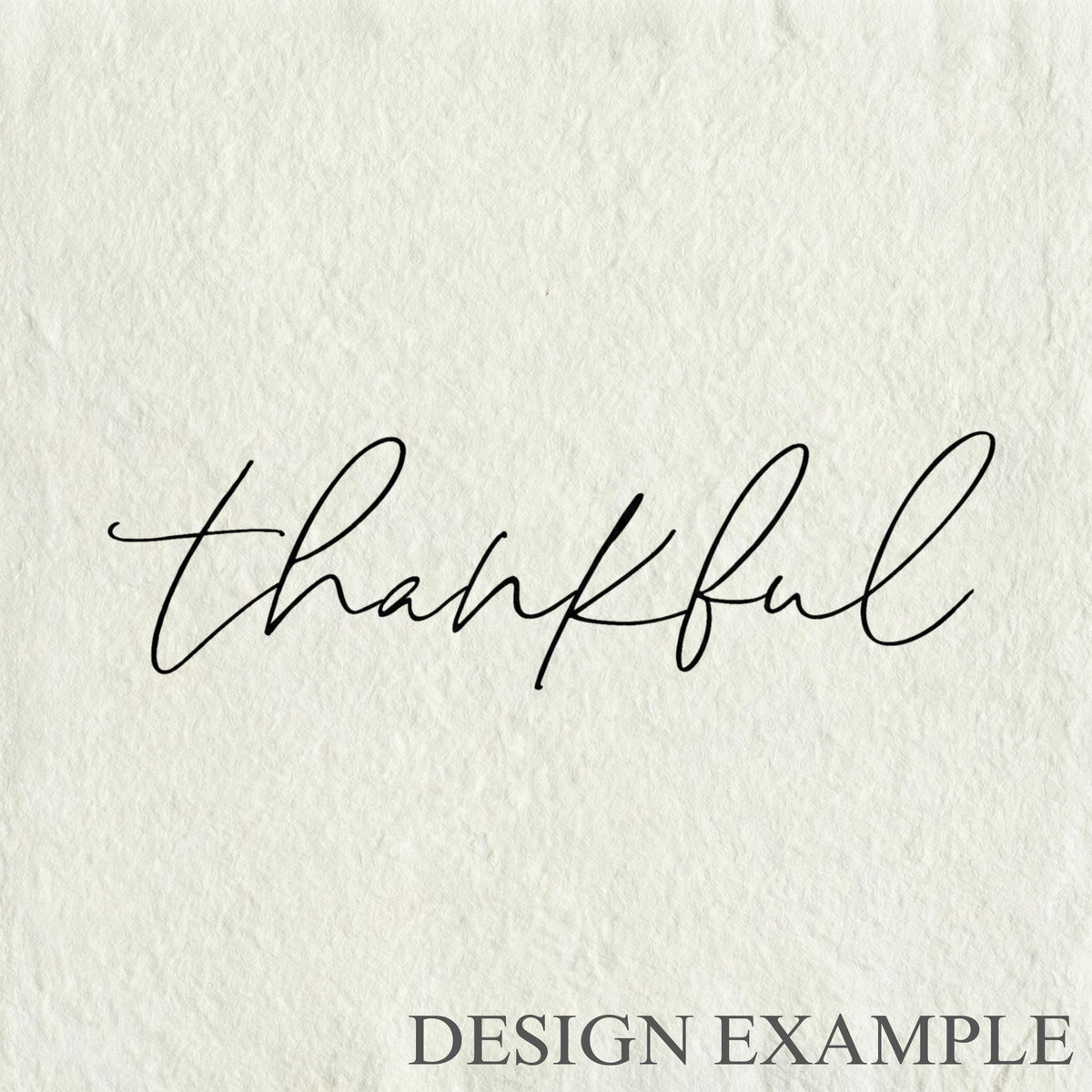 Glass Table Frames & Cards - Thankful