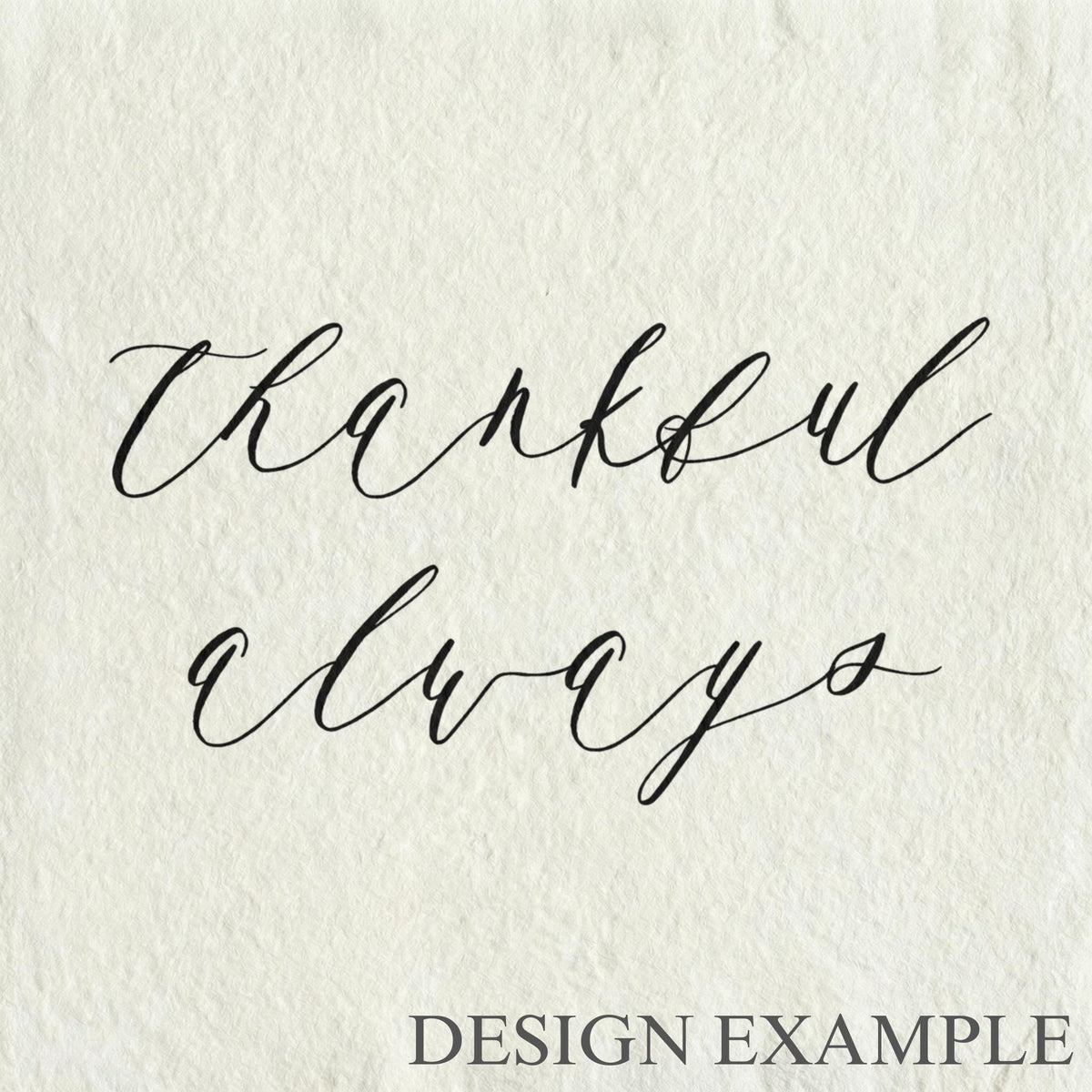 Glass Table Frames & Cards - Thankful Always