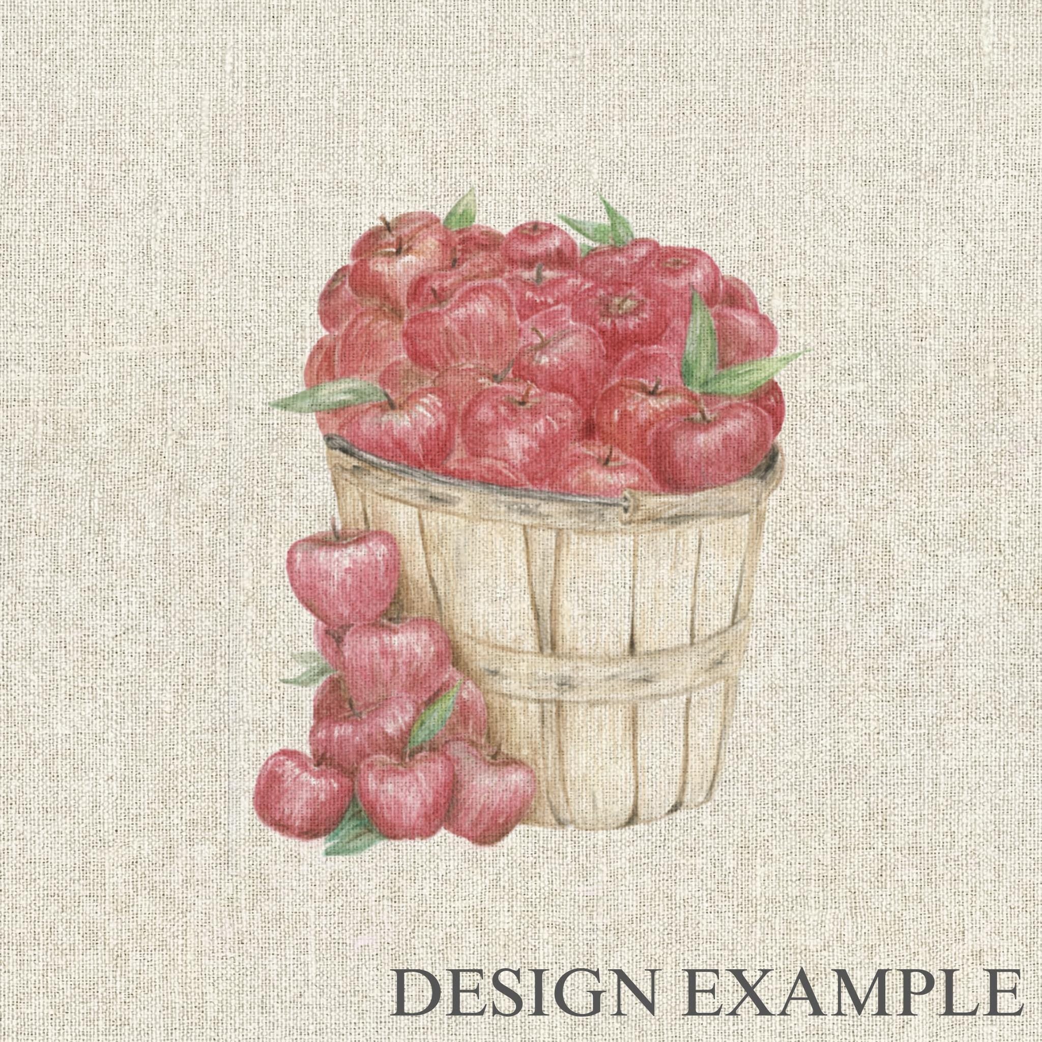 Napkins - Apple Bunch Watercolor