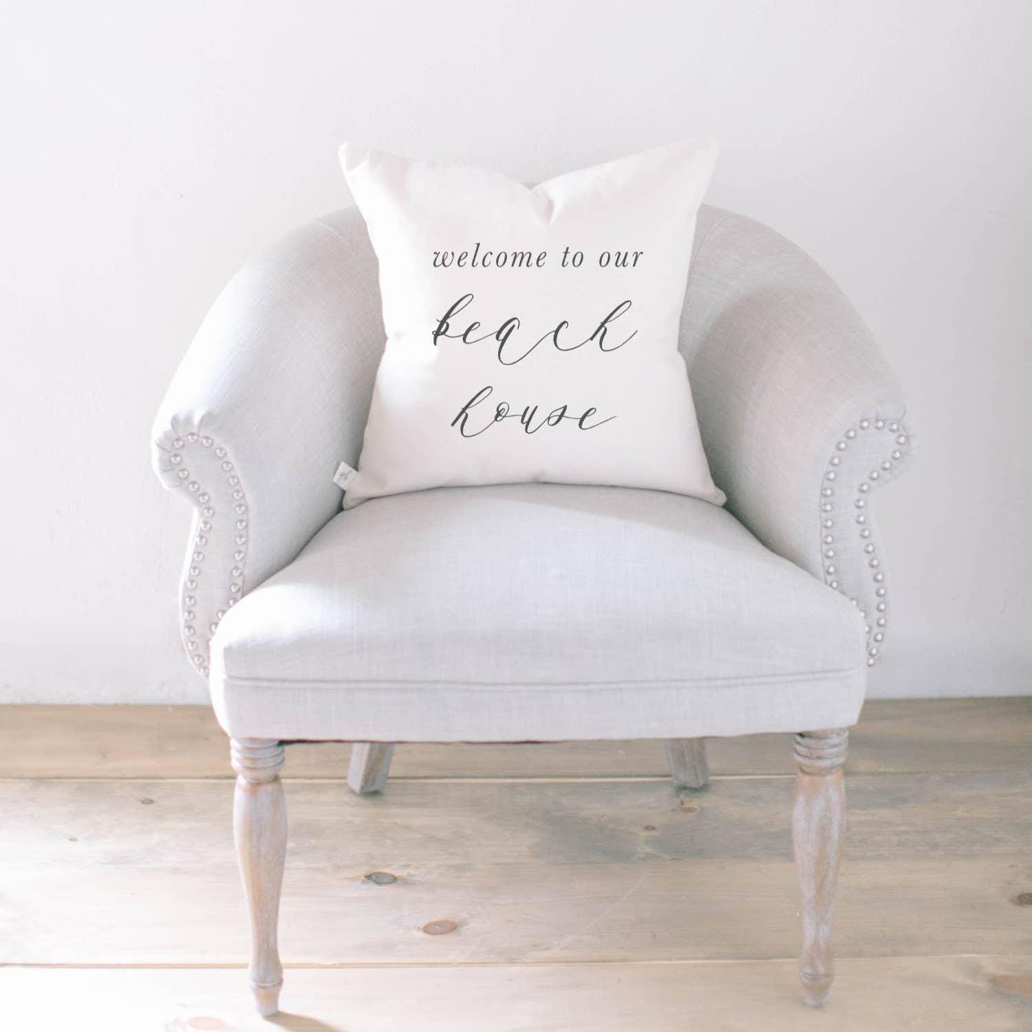 Throw Pillows - Welcome to Our Beach House