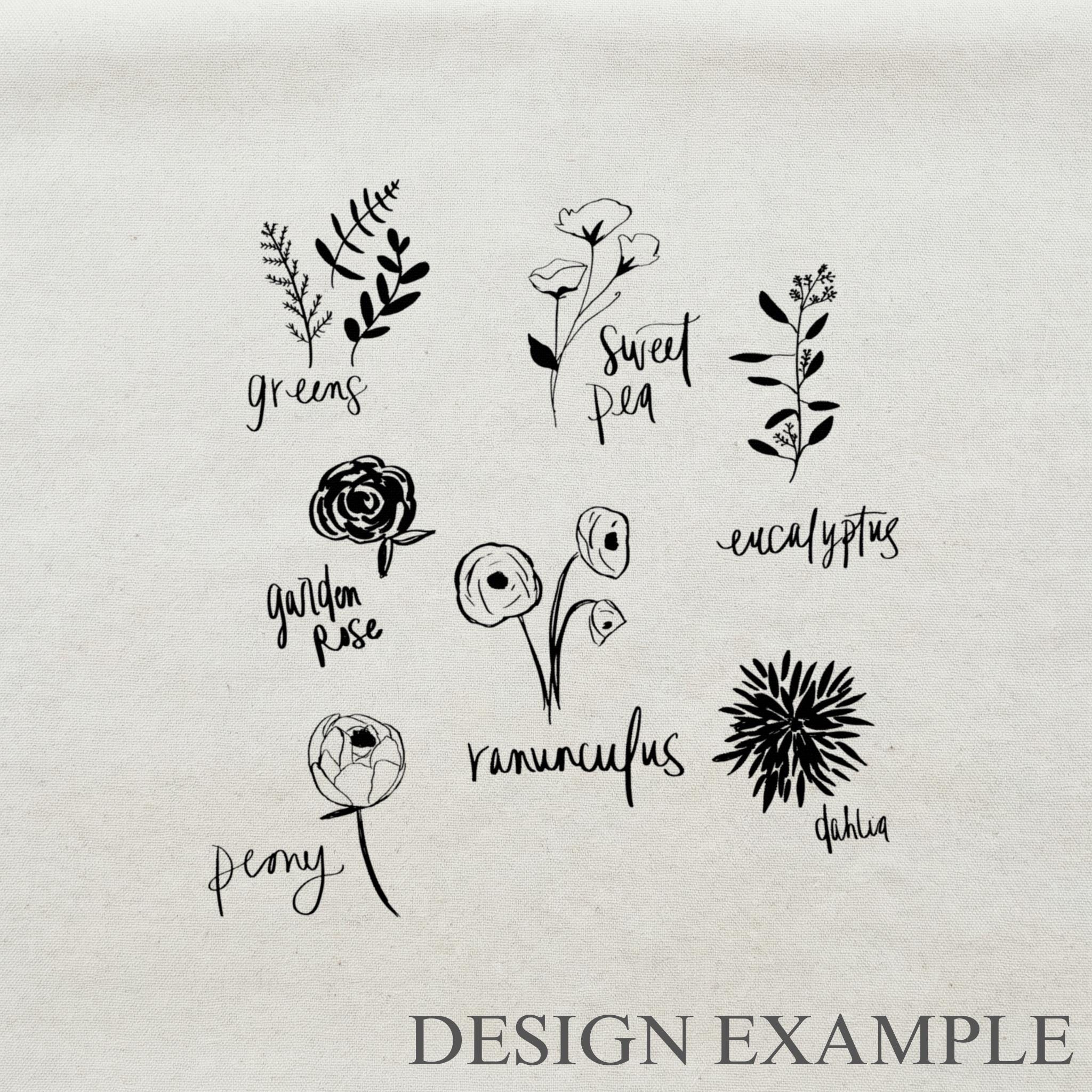 Tote Bags - Flower Types