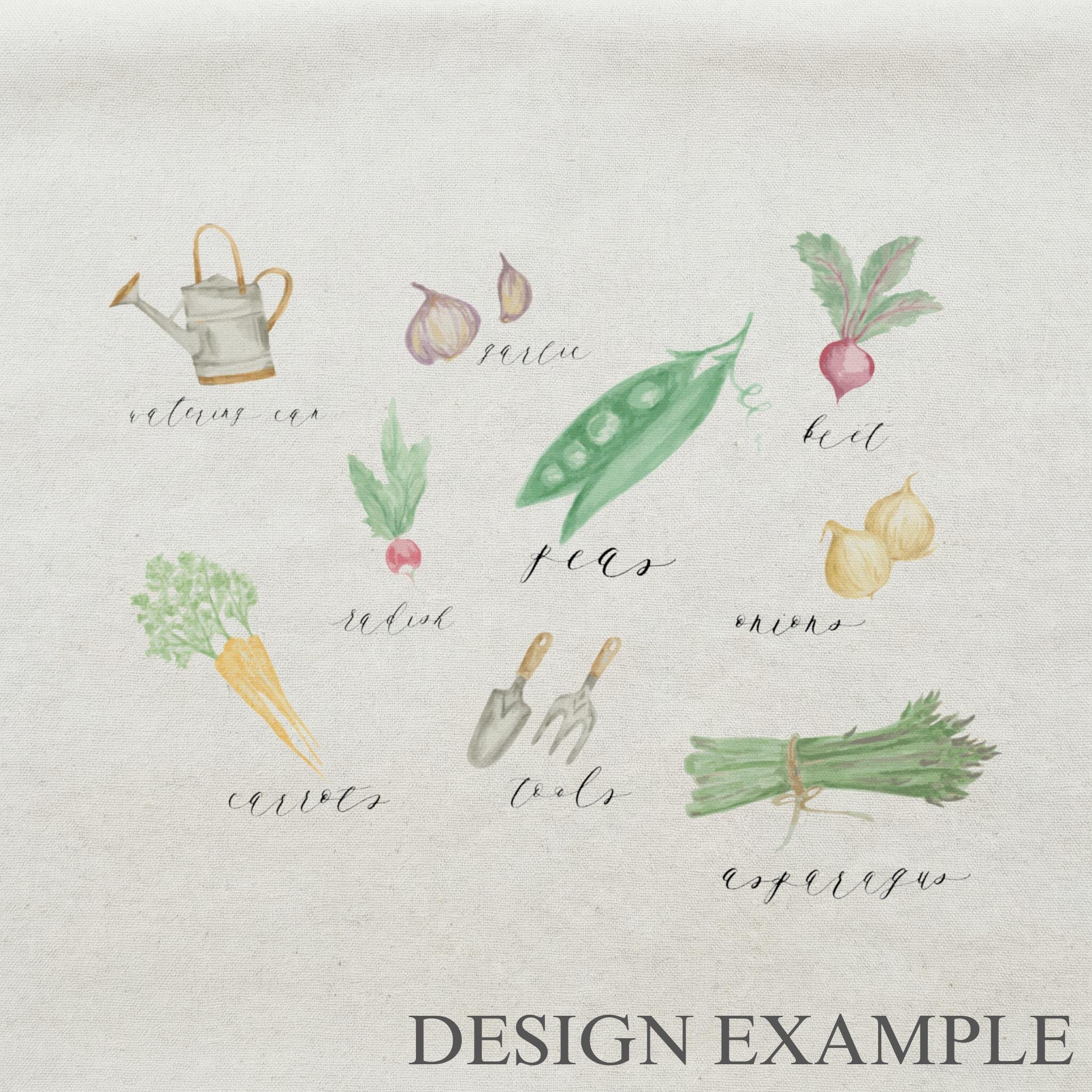 Tote Bags - Vegetables Watercolor