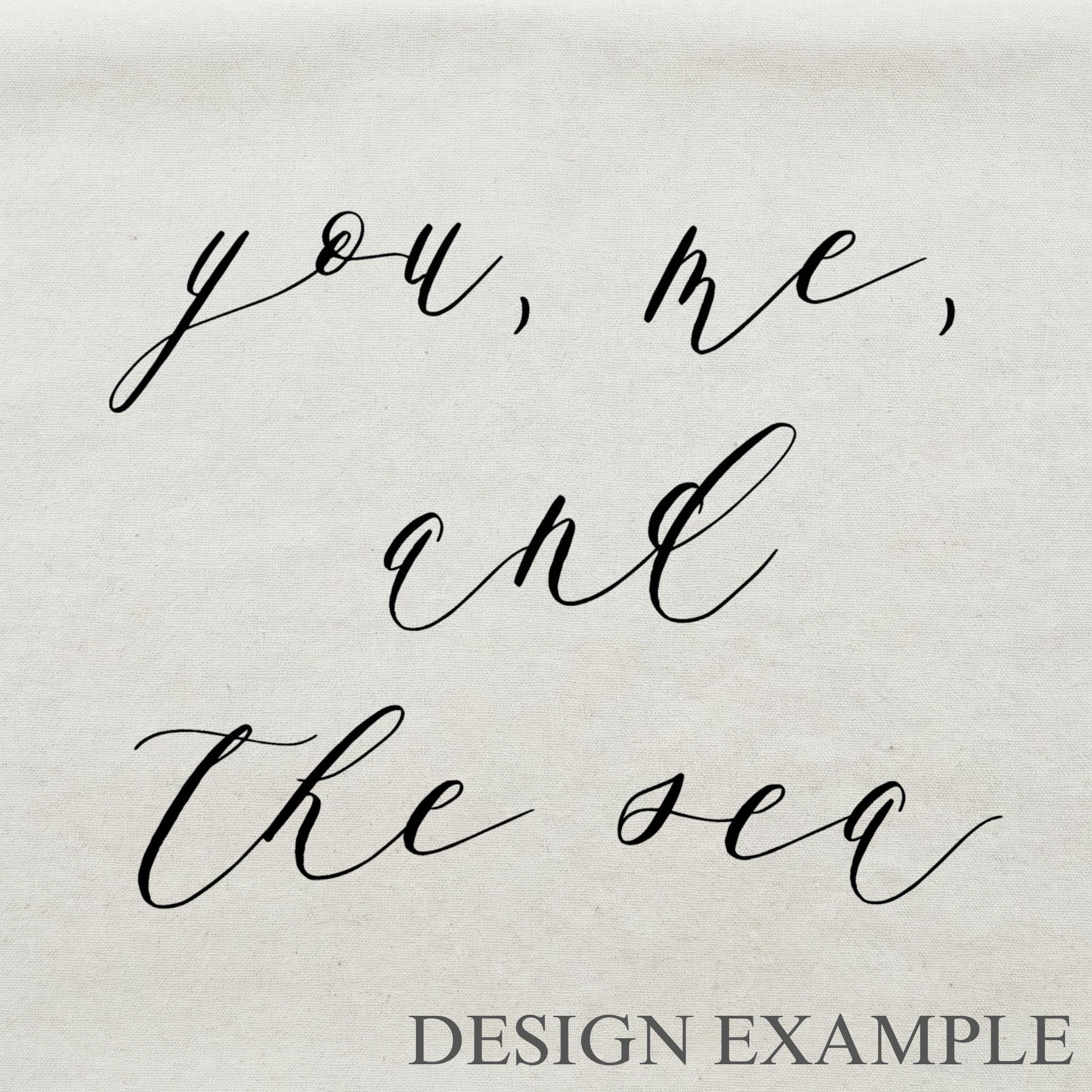 Tote Bags - You Me and the Sea